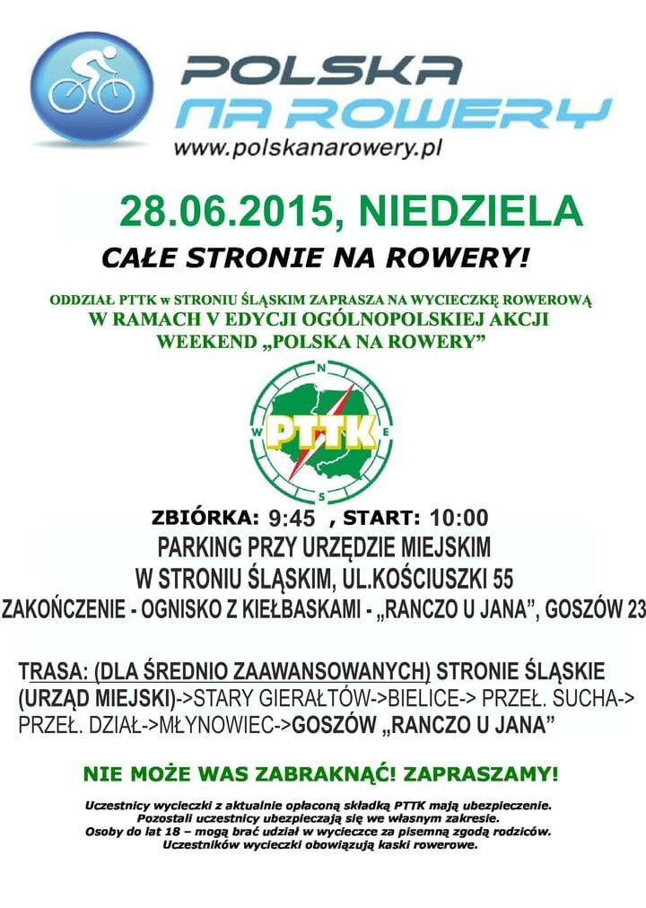 POLSKA NA ROWERY PTTK 333