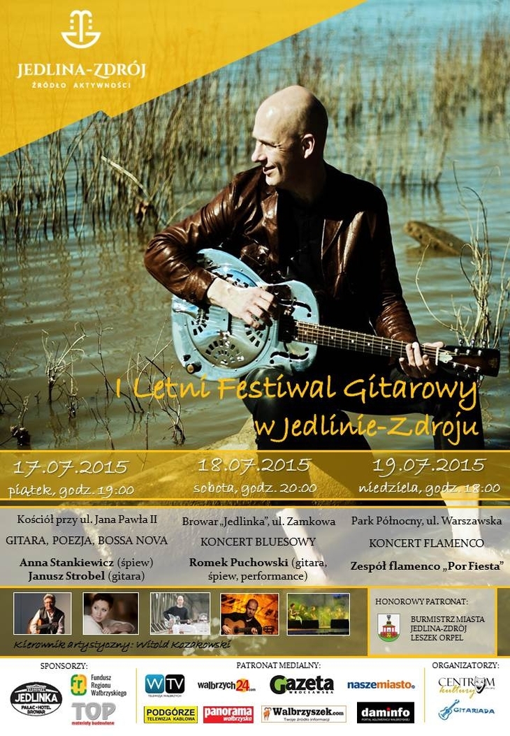 Plakat I Letni Festiwal Gitarowy 2015 333