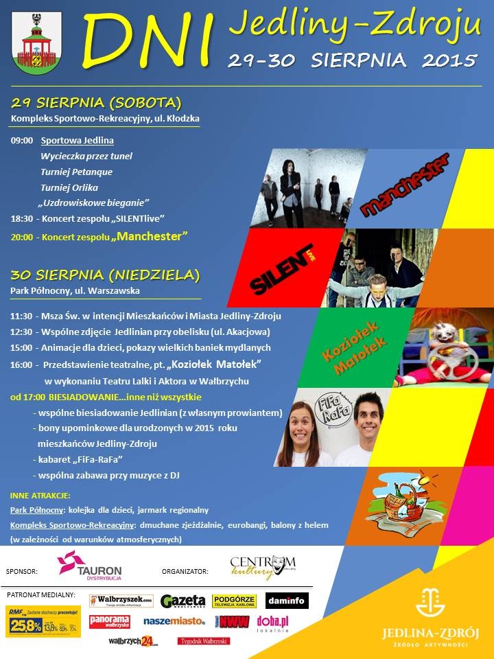 Plakat Dni Jedliny 2015