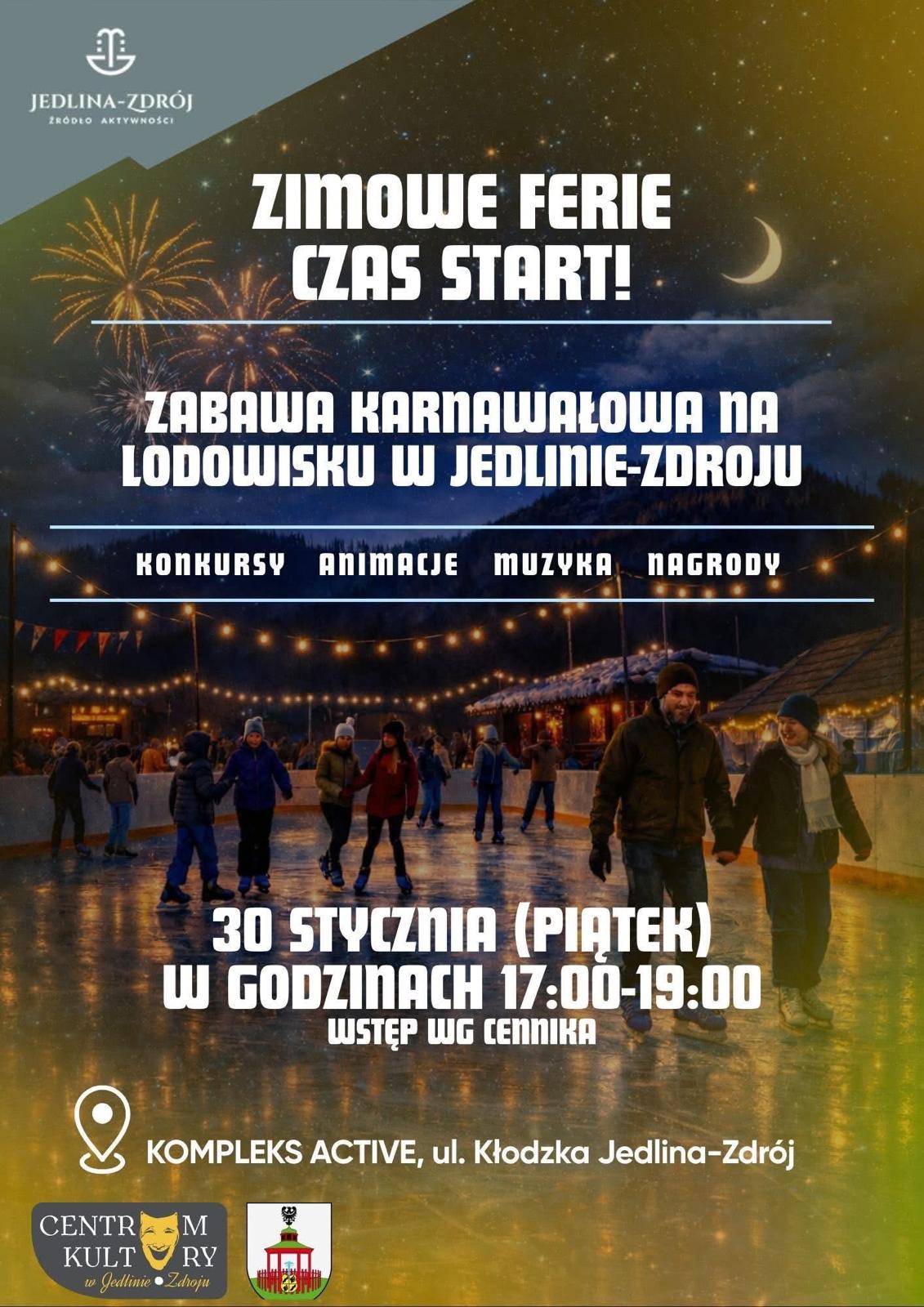 ZIMOWE FERIE 2026 w Jedlinie-Zdroju