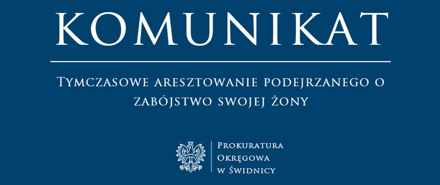Zabójstwo w trakcie rozwodu. 45-latek tymczasowo aresztowany